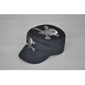 Cadet Military Hat w/Rhinestone and Print/Embroidery Logo